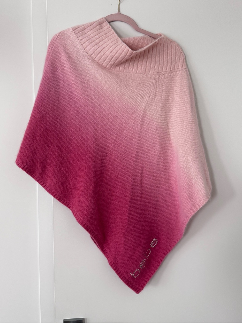Authentic Bebe Poncho with Ringstone